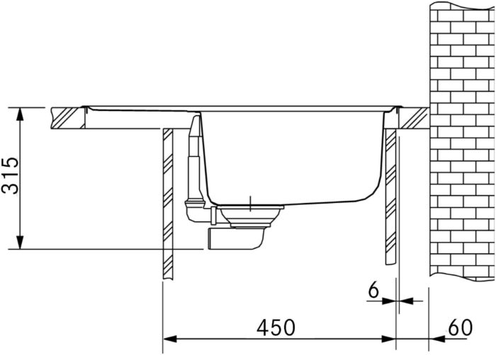 Franke MRG 611-62 bílá led