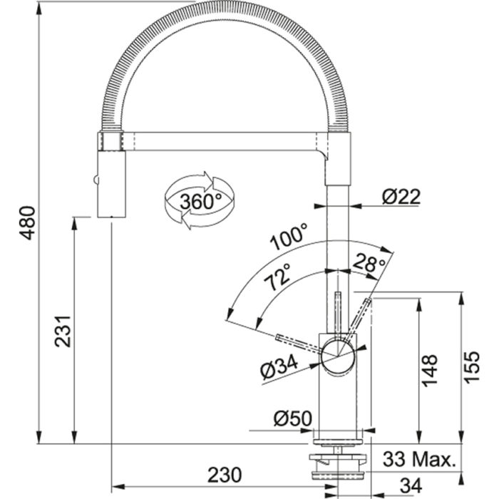 Franke FN 9630.031 chrom schéma