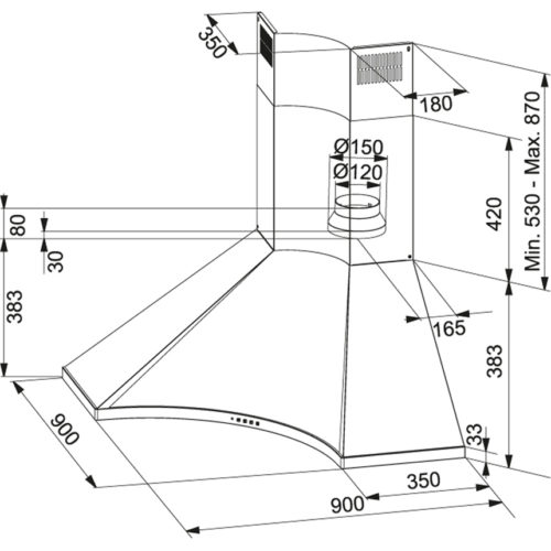 Design Plus FDPA 904 XS, nerez