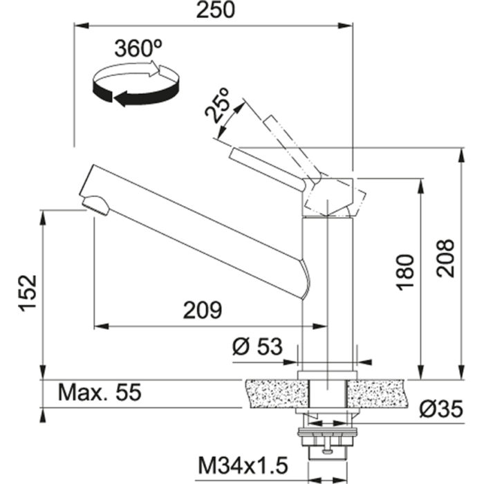 Franke FC 9290 ORBIT Celonerez