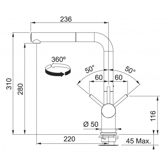 Franke FN 7483.031 Chrom