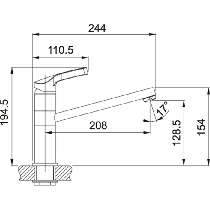 Franke FP 8245.031 Chrom