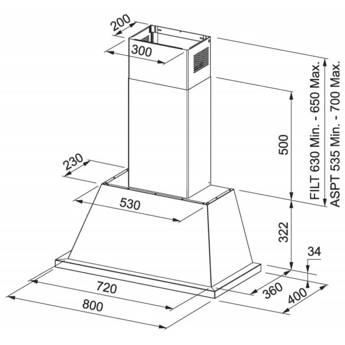 Franke Trendline 808 BK