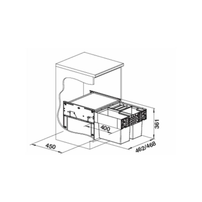 BLANCO 526203 Sorter SELECT II 60/2