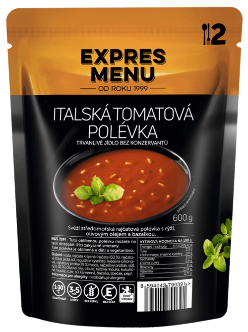 Italská tomatová polévka(2 porce) Expres menu