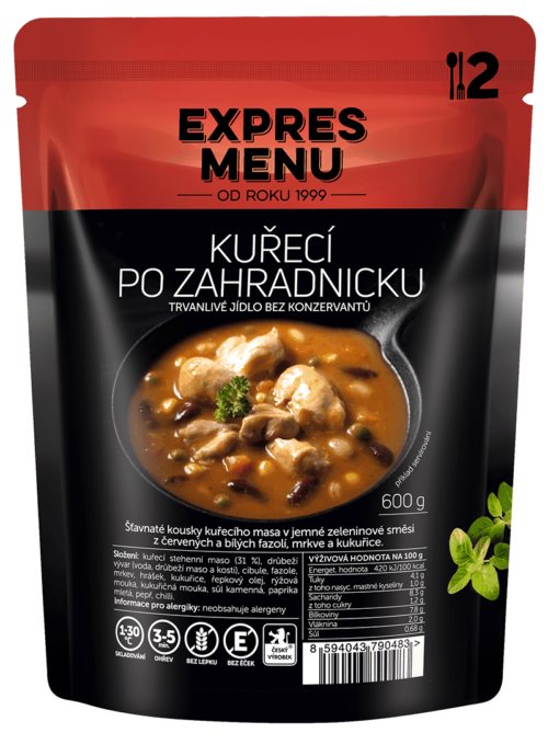 Kuřecí po zahradnicku(2 porce) Expres menu