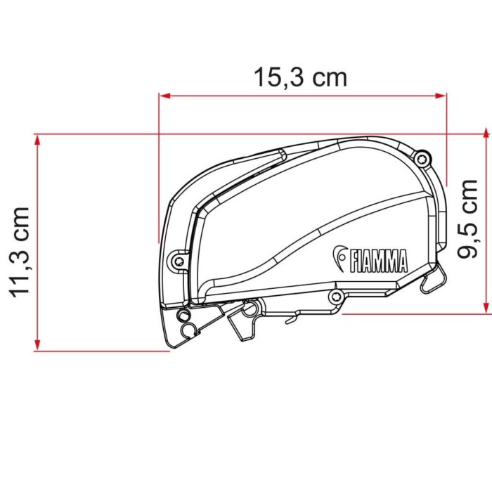 Markýza Fiammastore F80 Polar White