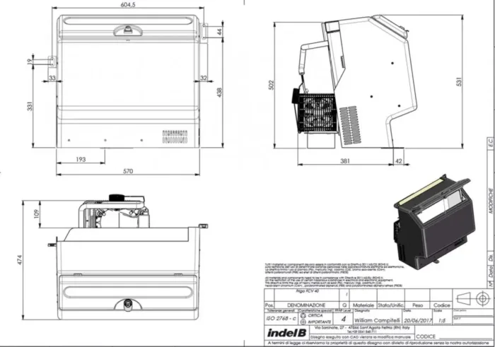 FCV40 SP882 Indel B pro Mercedes Sprinter (do 2019) a Iveco Daily