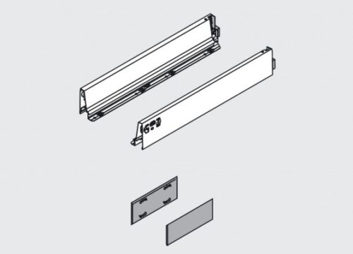 BLUM 378M5002SA bočnice Antaro 500 bílá P+L